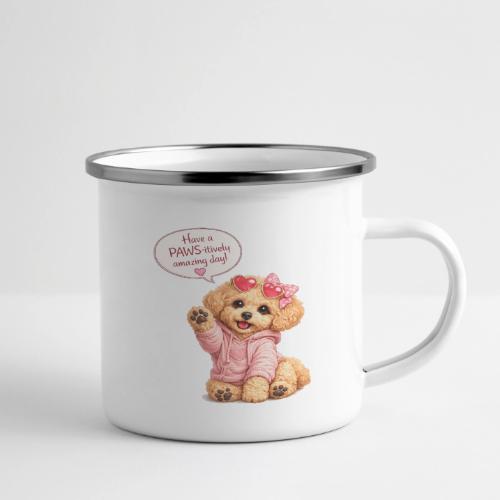 Have a PAWS-itively Amazing Day - Camper Mug