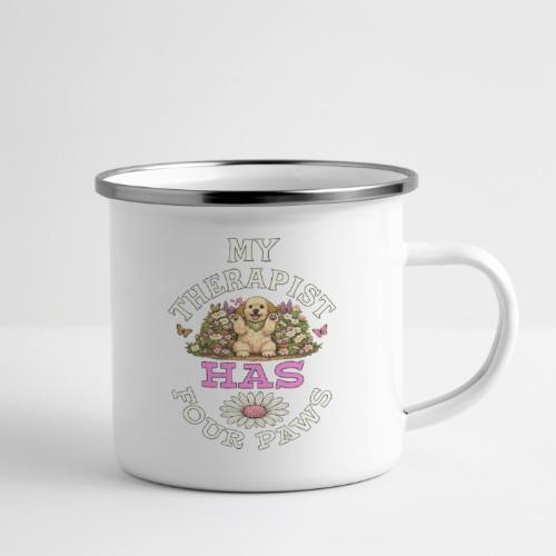 My Therapist Has Four Paws - Camper Mug