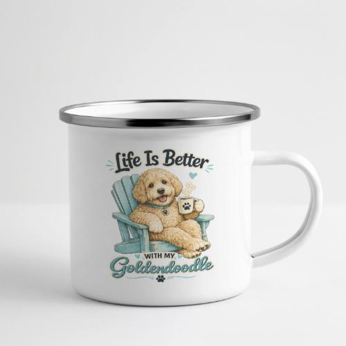 Life Is Better With My Goldendoodle - Camper Mug