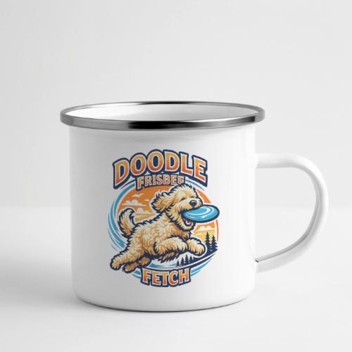Doodle Frisbee Fetch | Goldendoodle Dog Lover - Camper Mug