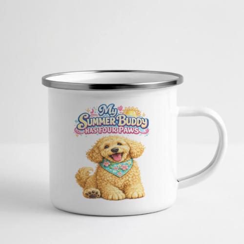 My Summer Buddy Has Four Paws - Camper Mug
