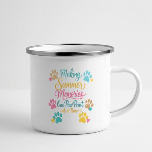 Making Summer Memories One Paw Print at a Time - Camper Mug