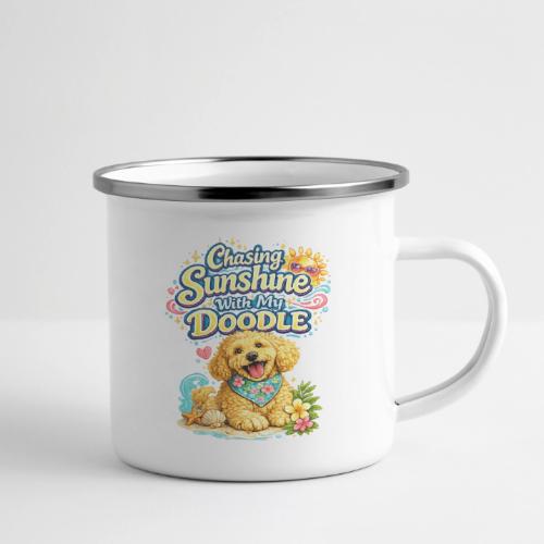 Chasing Sunshine With My Doodle - Camper Mug