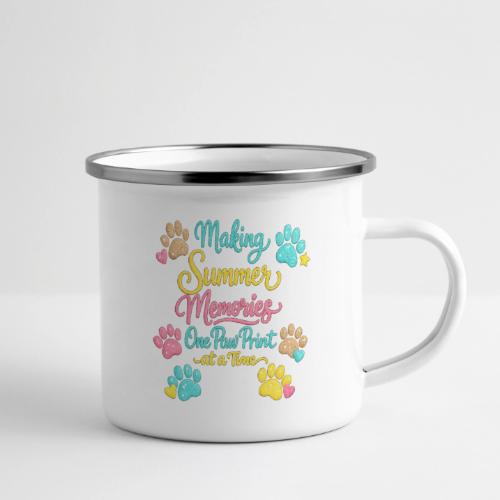 Making Summer Memories Faux Embroidery - Camper Mug