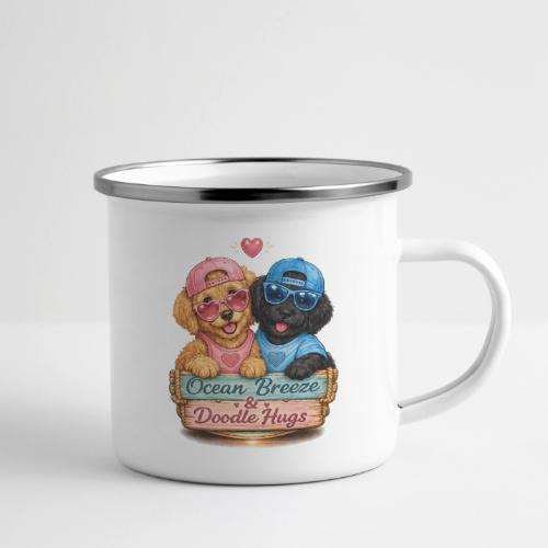 Ocean Breeze & Doodle Hugs - Camper Mug