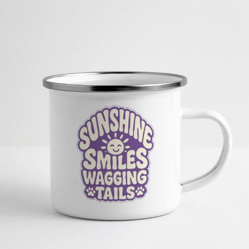 Sunshine Smiles Wagging Tails - Camper Mug