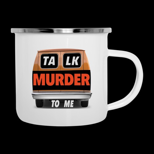 Talk Murder To Me Logo - Camper Mug