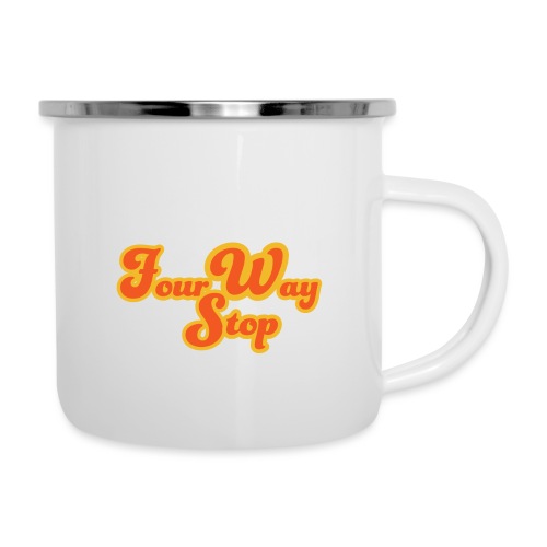 Four Way Stop Logo - Camper Mug