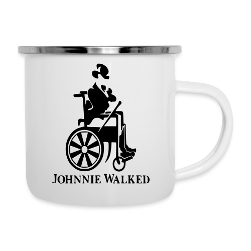 Johnnie Walked, Wheelchair fun, whiskey and roller - Camper Mug