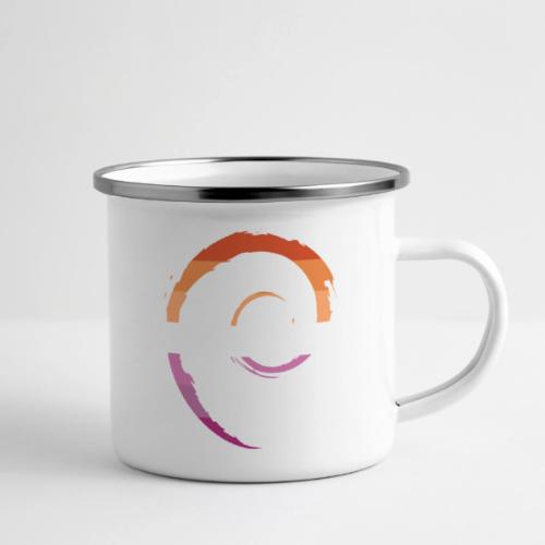 Lesbian Swirl Logo - Camper Mug