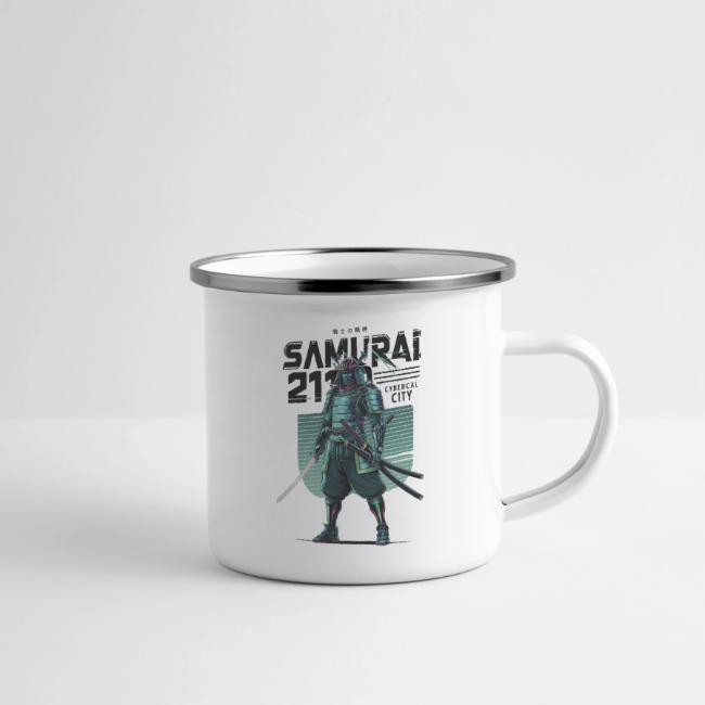 Cyber Samurai 2110: Glowing Katana Warrior