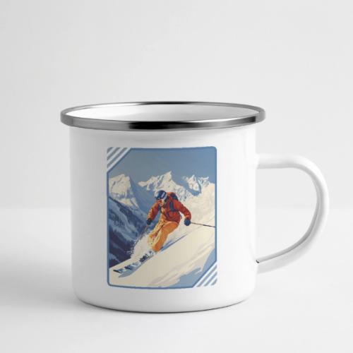 Mountain Skiing Vibes - Camper Mug