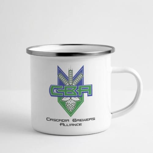 CBA logo with wordmark - Camper Mug
