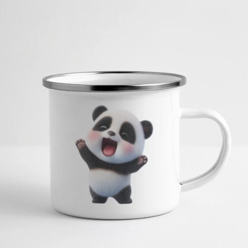 Happy Baby Panda Standing - Camper Mug