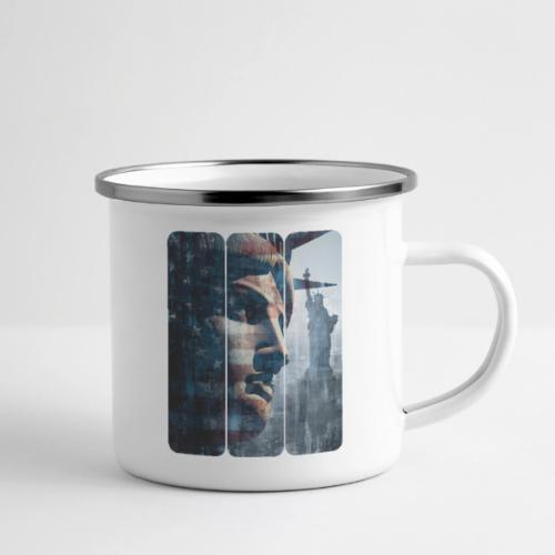 USA: Liberty in Three Visions - Camper Mug
