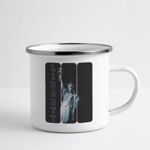 USA: Vertical Liberty - Camper Mug