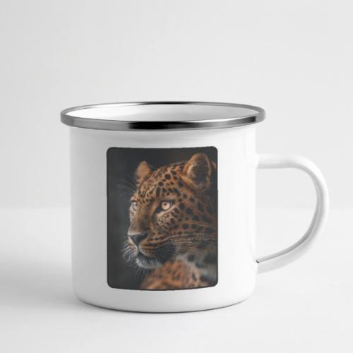 Amur Leopard Face Wildlife Design - Camper Mug