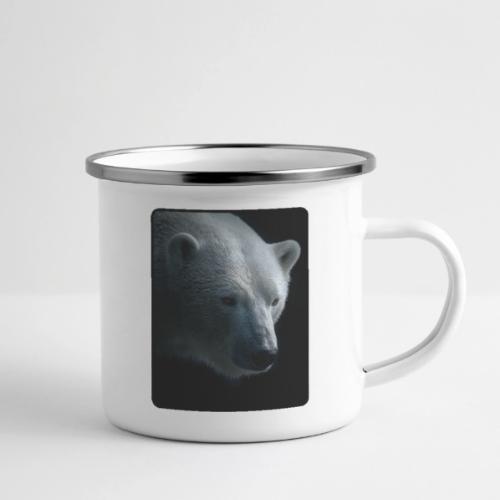 Polar Bear Close-Up Wildlife Design - Camper Mug