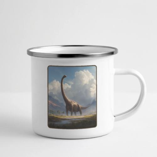 Brachiosaurus Valley Landscape Design - Camper Mug
