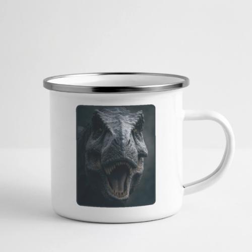 T Rex Cinematic Close-Up Design - Camper Mug