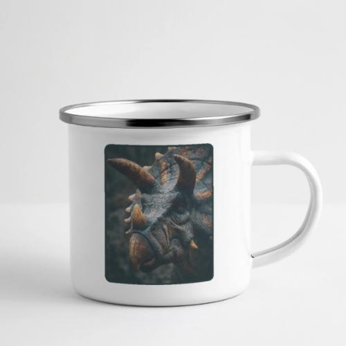 Triceratops Detailed Portrait Design - Camper Mug