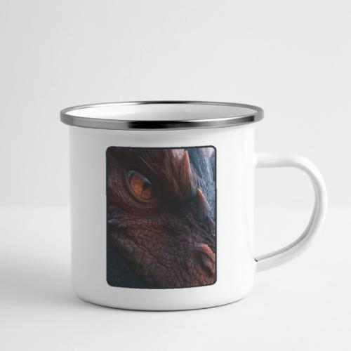Fierce Ancient Dragon Portrait Design - Camper Mug