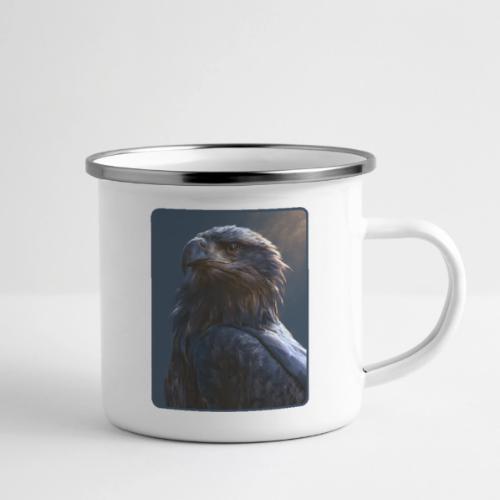 Majestic Eagle Cinematic Portrait Design - Camper Mug