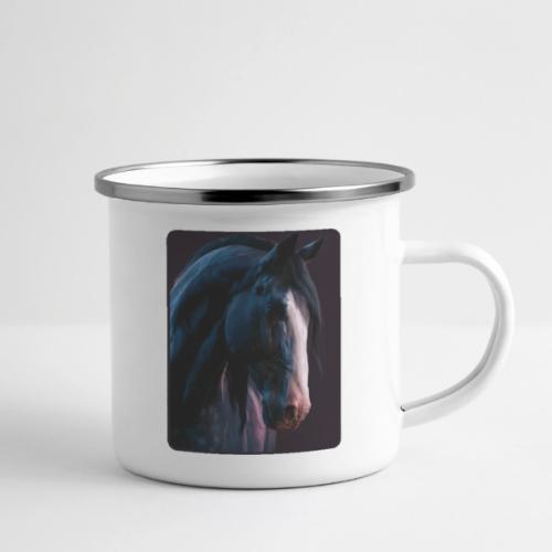Noble Horse Cinematic Portrait Design - Camper Mug