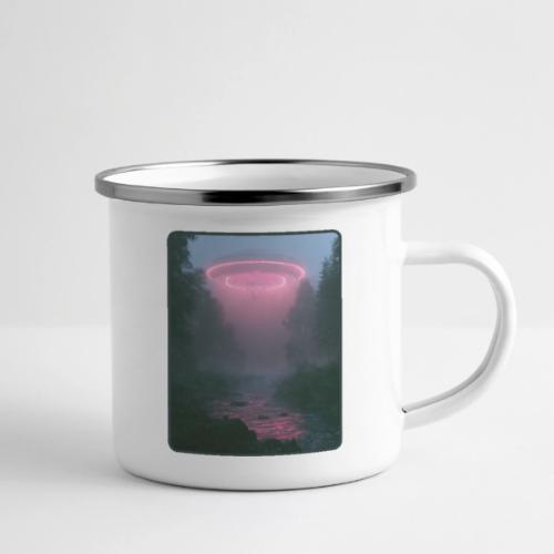 Neon UFO Forest River Design - Camper Mug
