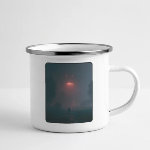 Mysterious UFO Encounter Design - Camper Mug