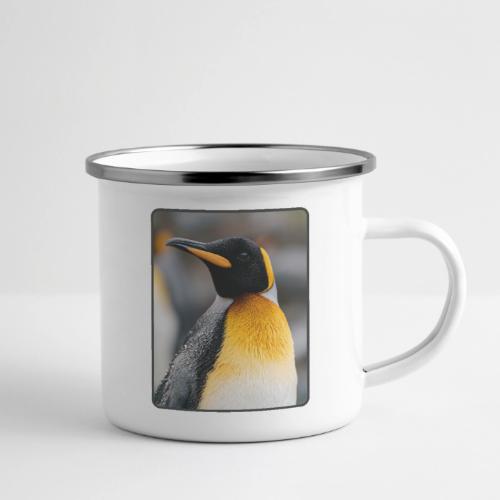 King Penguin Portrait Design - Camper Mug