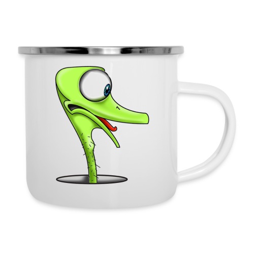 Funny Green Ostrich - Camper Mug