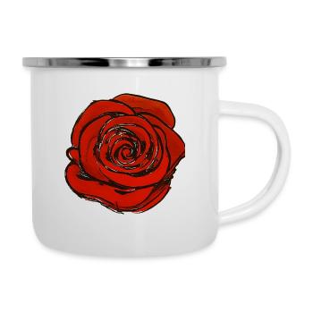 Graffiti Rose - Camper Mug - white - Right