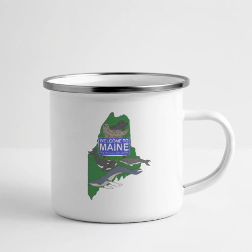 Welcome to Maine Color - Camper Mug