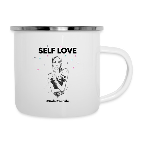 Self Love Black Print - Camper Mug
