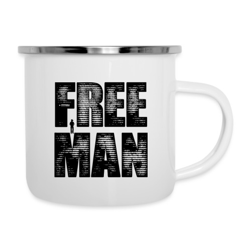 FREE MAN - Black Graphic - Camper Mug
