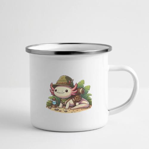 Cute Axolotl Adventure Graphic - Camper Mug