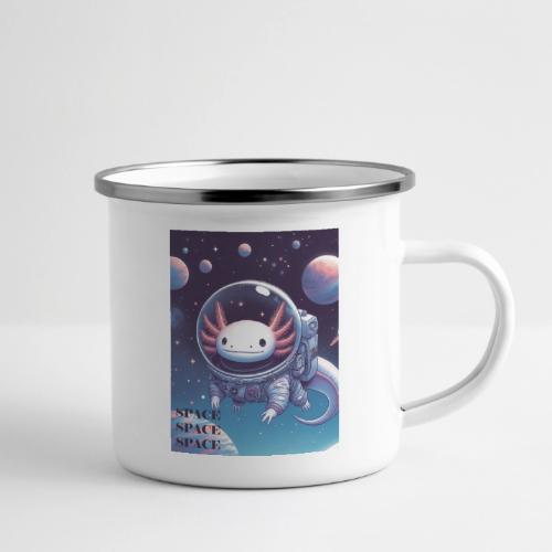 Axolotl Astronaut - Cute Axolotl Space Explorer - Camper Mug