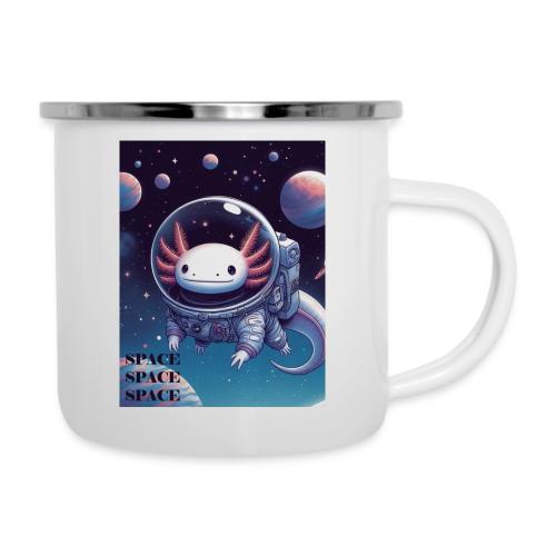 Axolotl Astronaut - Cute Axolotl Space Explorer - Camper Mug