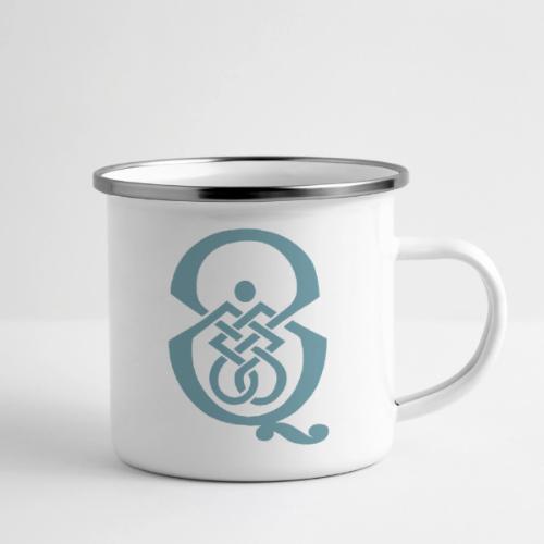 qcpb blue logo - Camper Mug