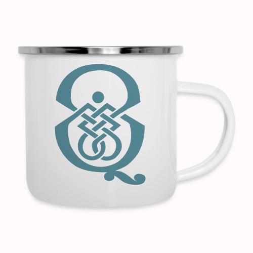 qcpb blue logo - Camper Mug