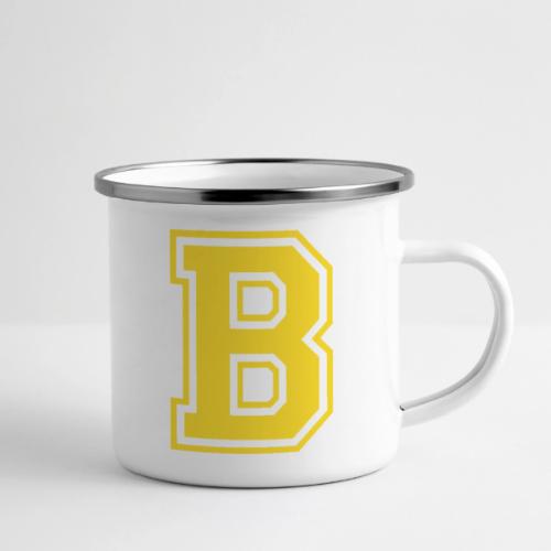 Letter B – Capital Athletic Alphabet Monogram - Camper Mug