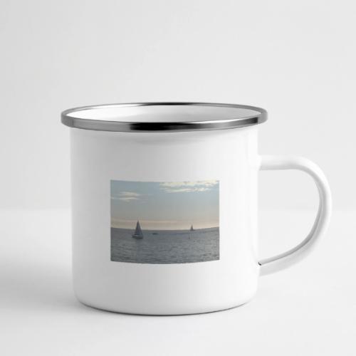 Sailboats on the Peaceful Sea - Camper Mug