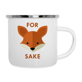 Oh! For Fox Sake - Camper Mug - white - Right