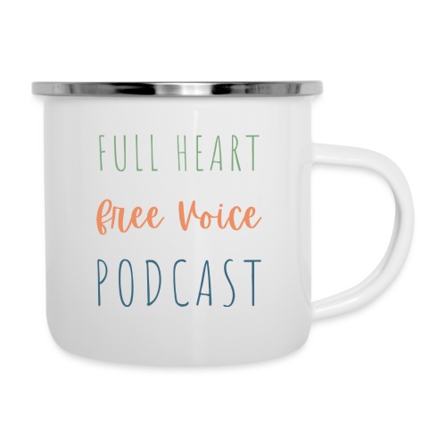 Full Heart Free Voice Text Only - Camper Mug