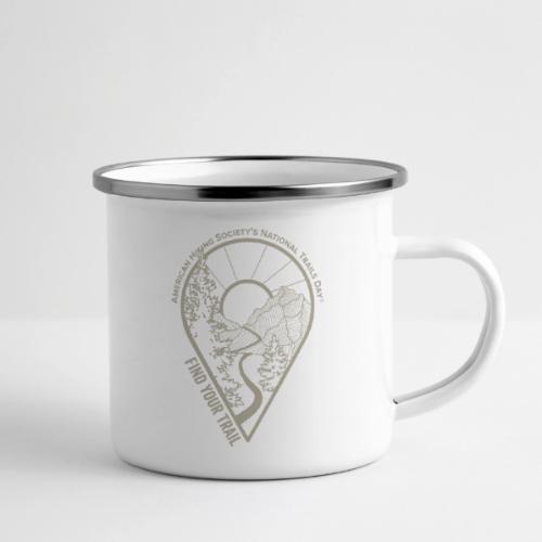 Find Your Trail Location Pin: National Trails Day - Camper Mug
