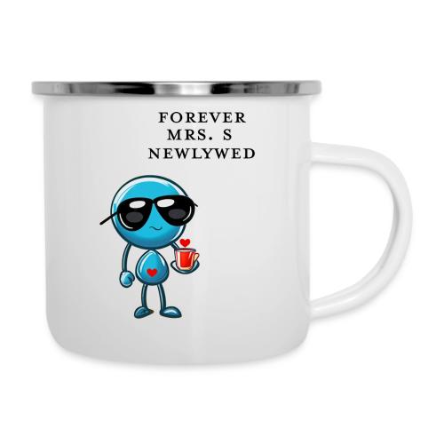 Mrs S Forever Newlywed - Camper Mug