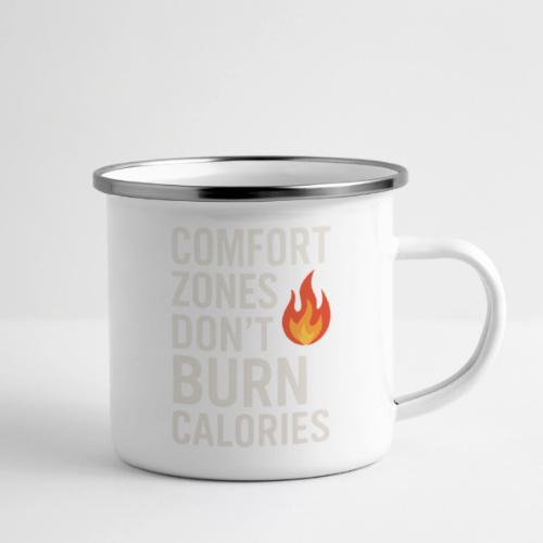 Comfort Zones Don’t Burn Calories Graphic - Camper Mug