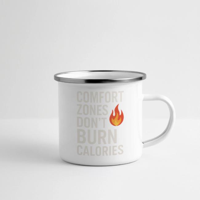 Comfort Zones Don’t Burn Calories Graphic