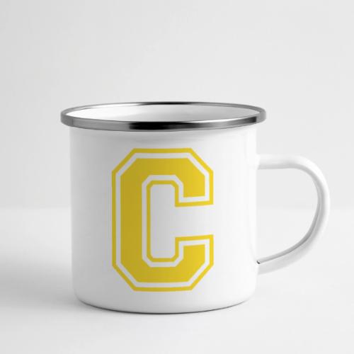 Letter C – Capital Athletic Alphabet Monogram - Camper Mug